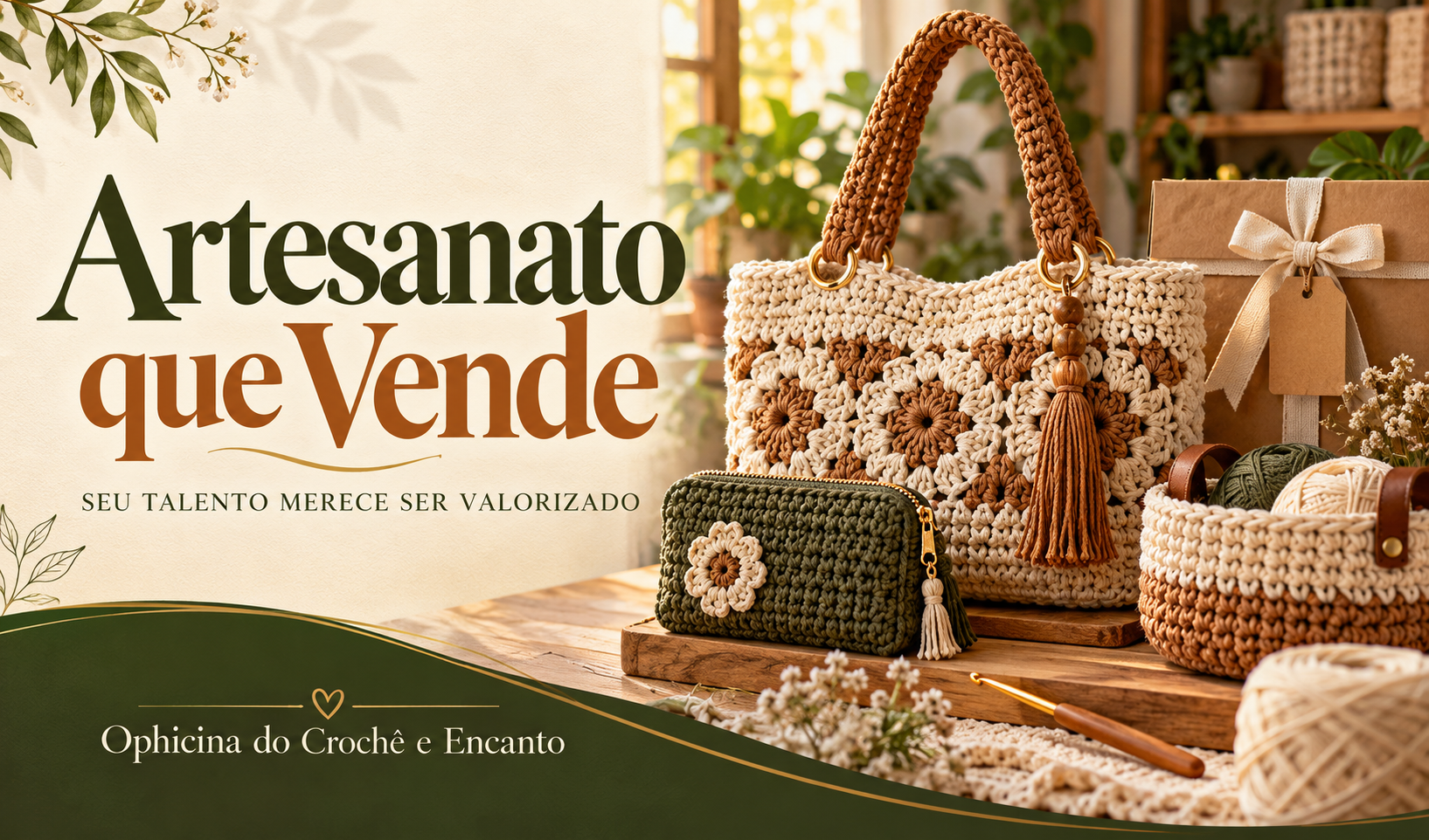 Capa do material Artesanato que vende — 7 Linhas de Produtos